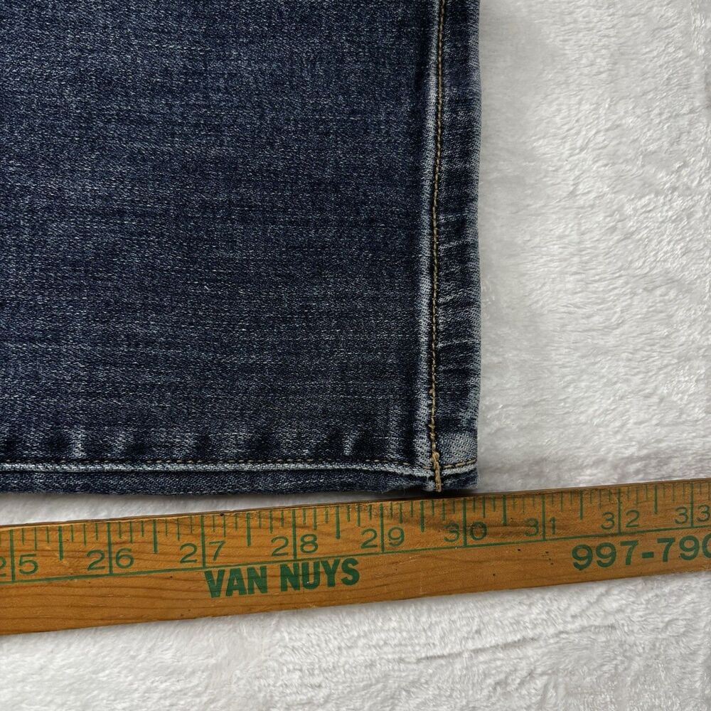 Judy Blue Straight Fit Jeans Women's 13/31 Dark Wash Blue Mid Rise Stretch - Picture 11 of 13